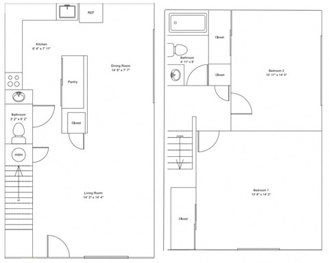 a floor plan of a home